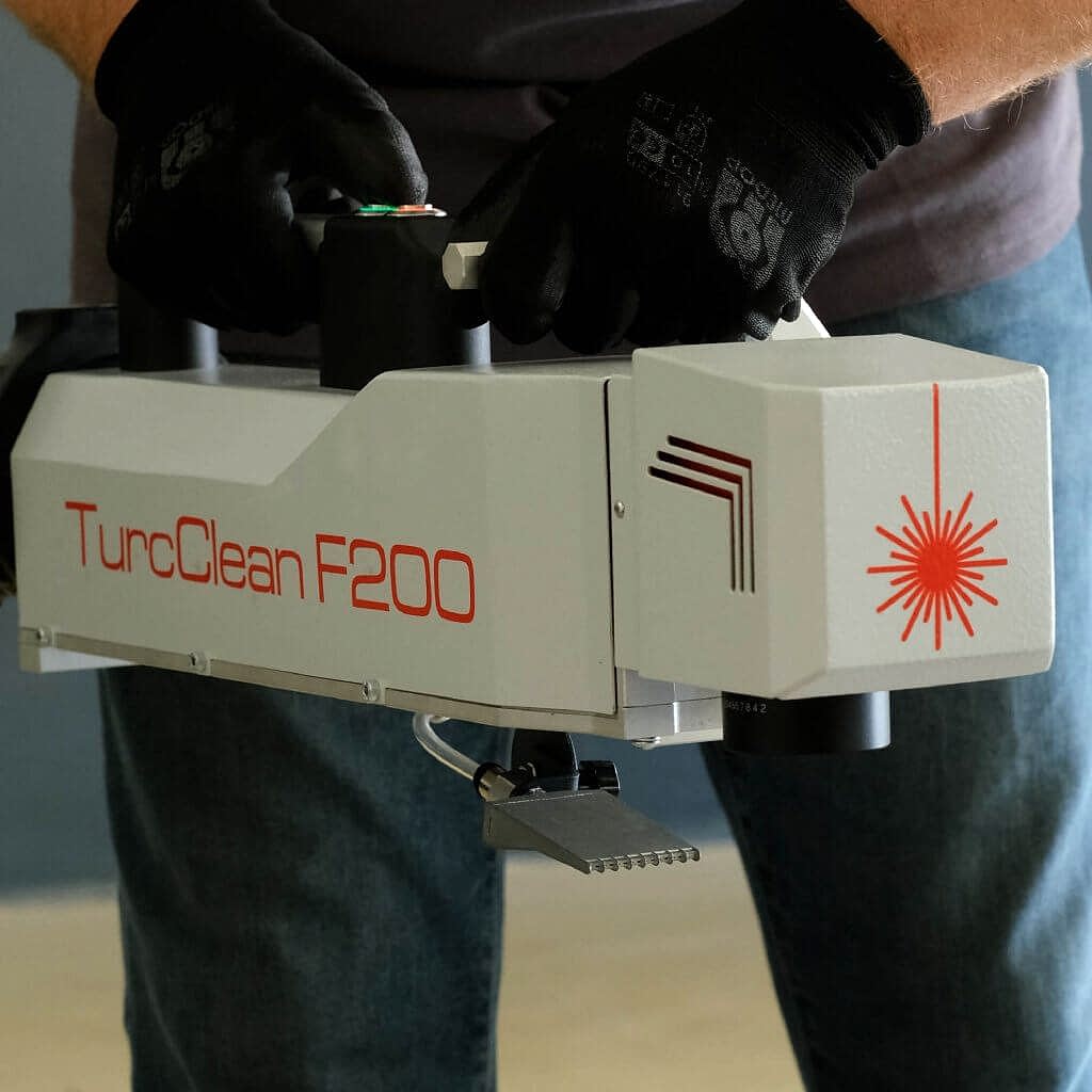 laser video cover handheld clean