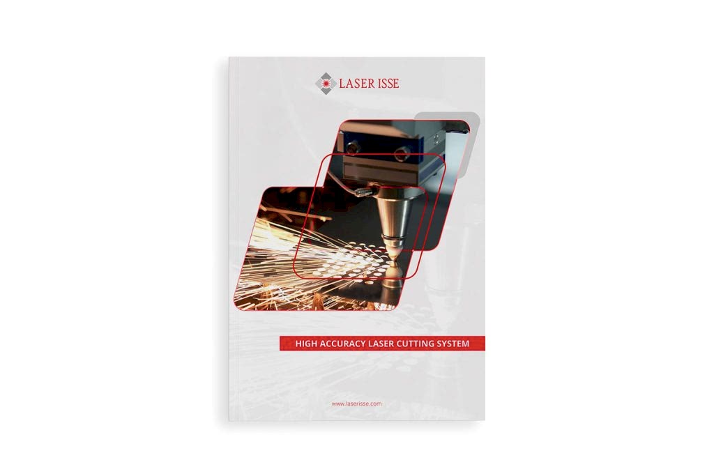 laser isse high accuracy laser cutting catalog cover mockup