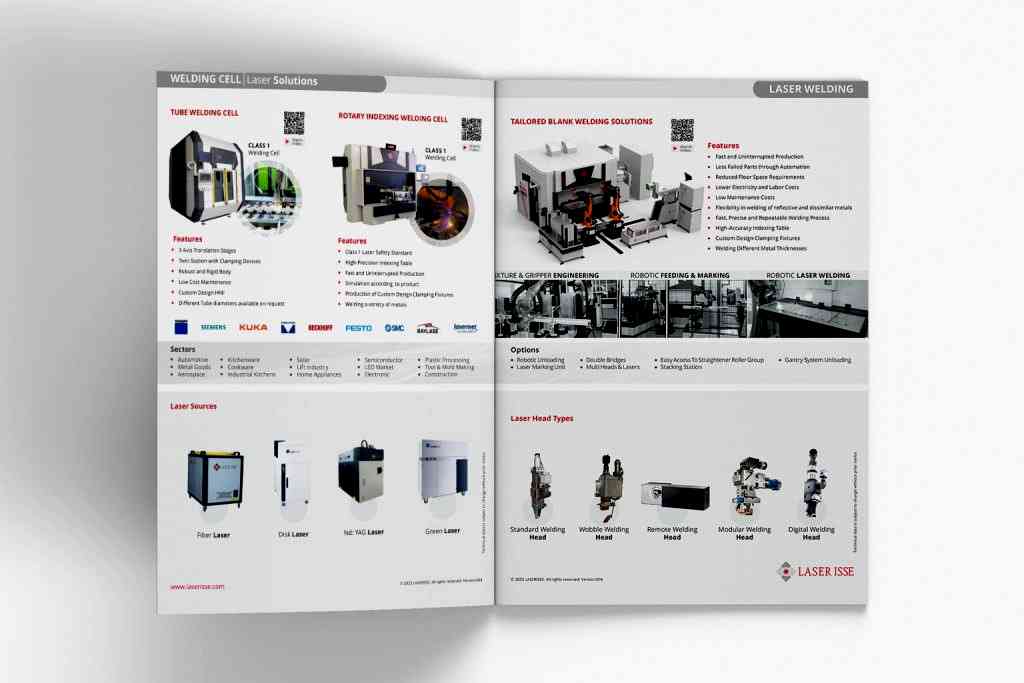 laser isse welding catalog pages mockup
